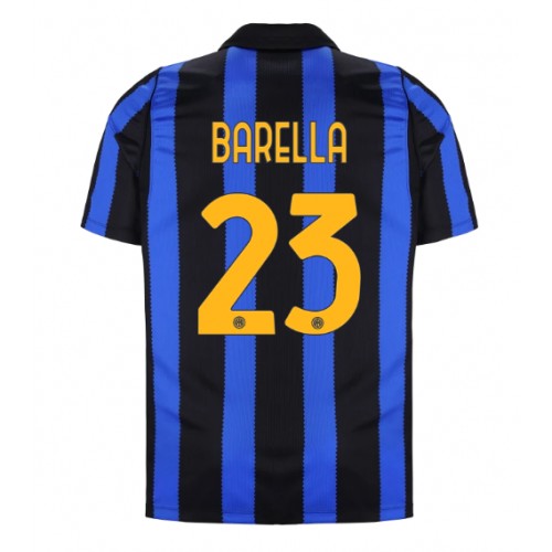 Stroje piłkarskie Inter Milan Nicolo Barella #23 Koszulka Podstawowej 2026-27 Krótki Rękaw